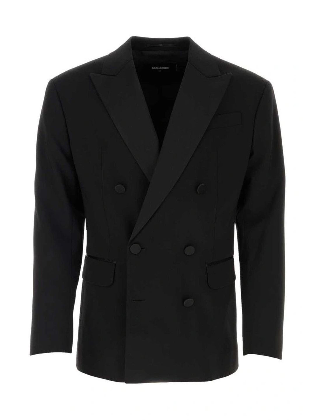 Dsquared2 Black Stretch Wool Dan Db Blazer-picture-51