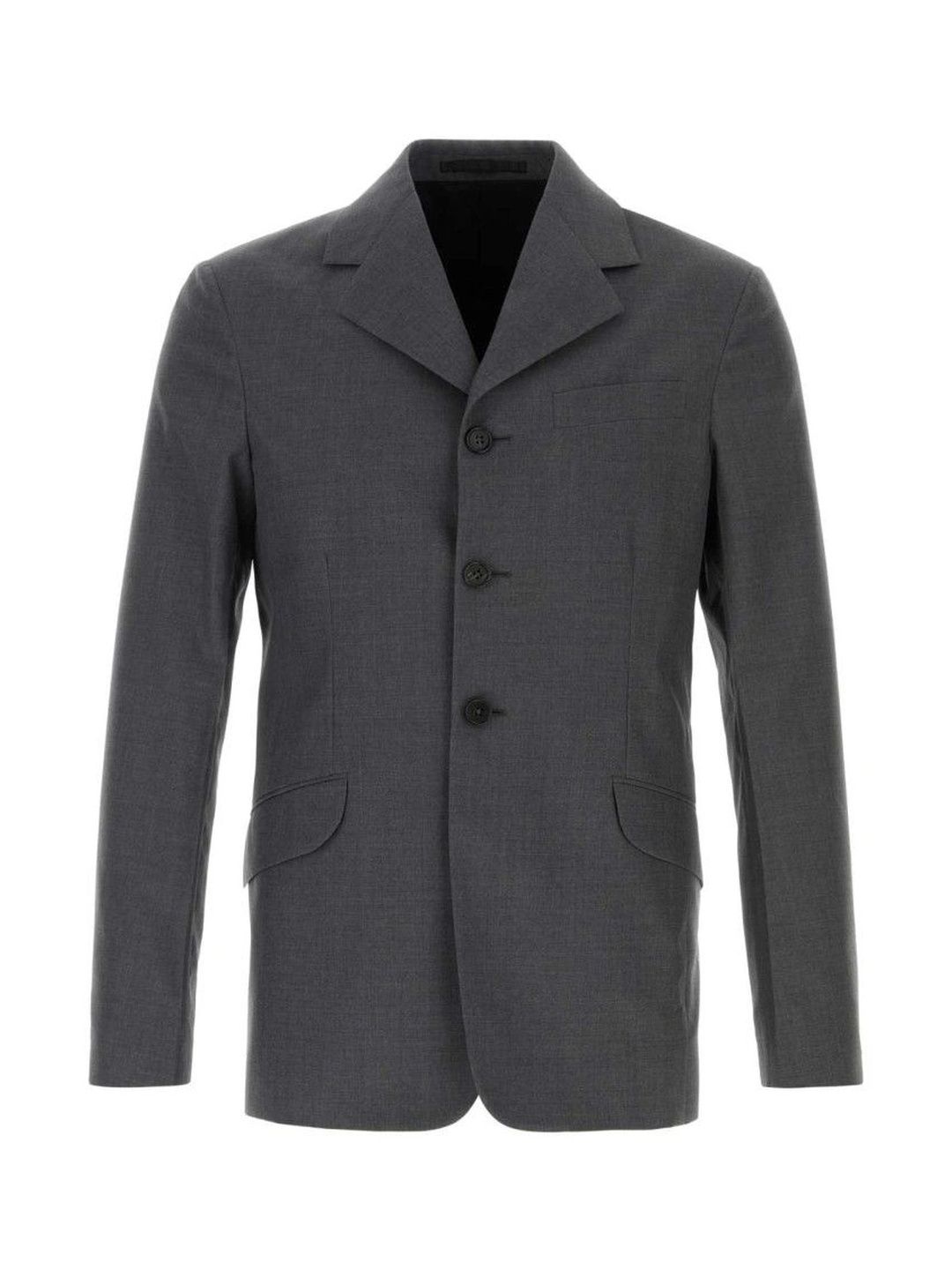 Jil Sander Dark Grey Notched Lapel Blazer-picture-29