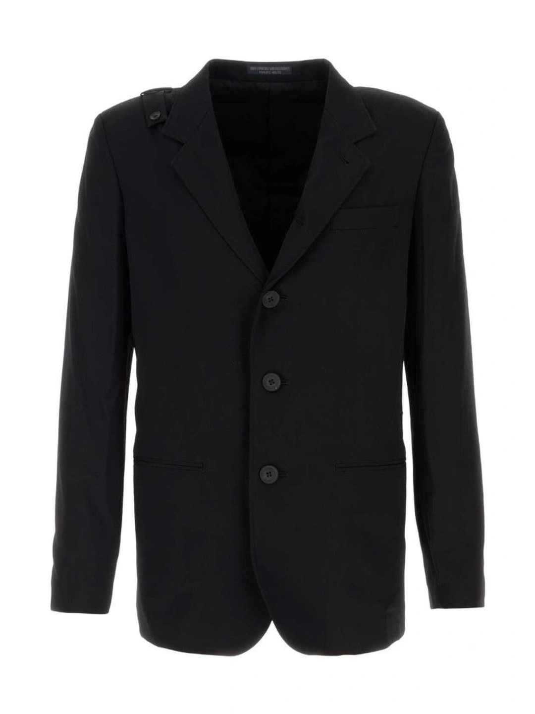 Yohji Yamamoto Black Notched Lapel Blazer-picture-57