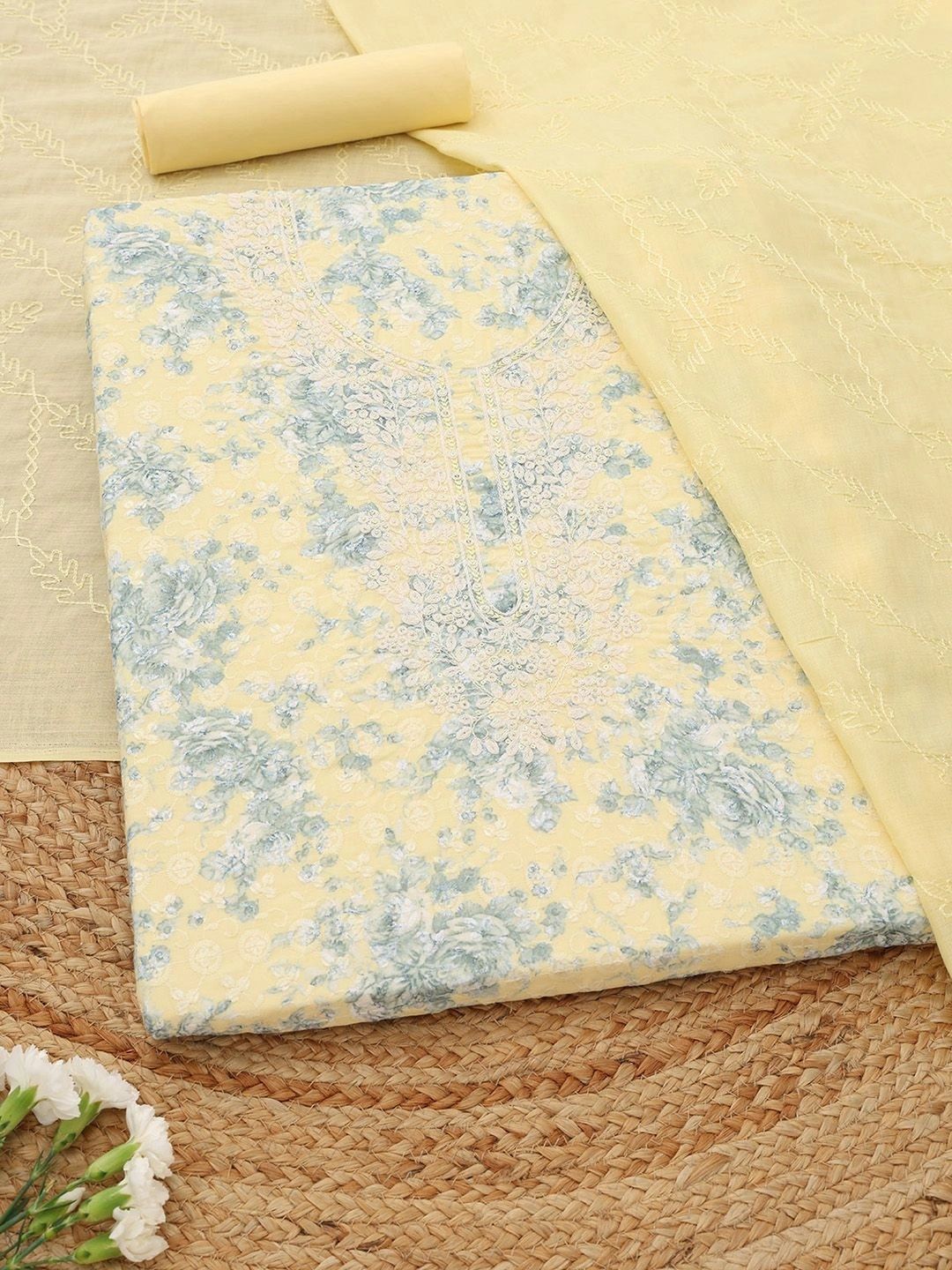 Soch Printed Unstitched Dress Material-image-48