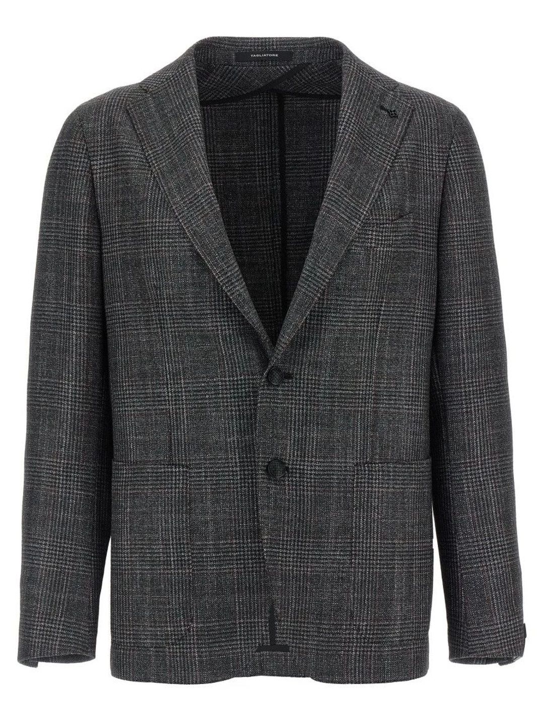Tagliatore Grey Check patterned blazer-picture-27
