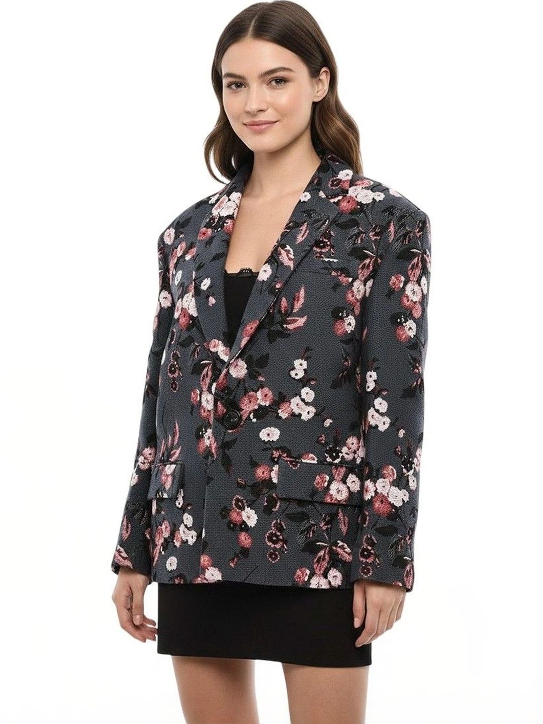 Dsquared2 Multicolor Floral Notched Lapel Blazer-picture-39