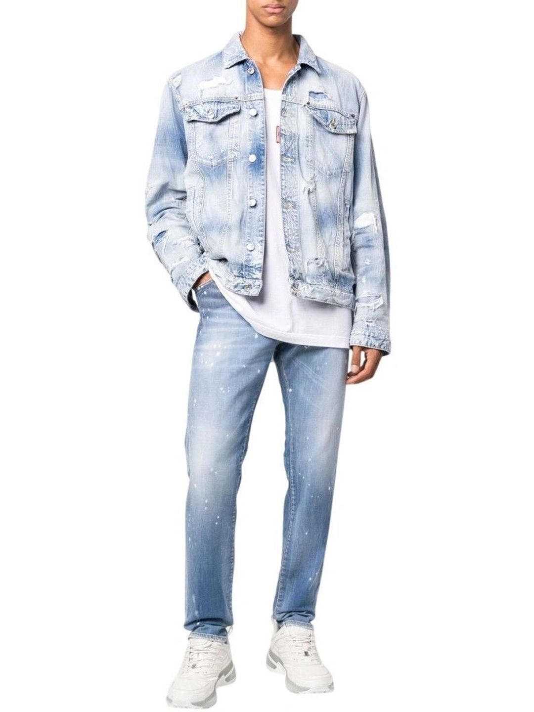 Dsquared2 Men Slim Fit Mid-Rise Jeans-picture-28