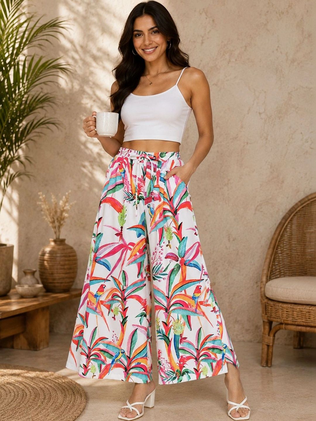 angloindu Women Printed Palazzos-picture-12