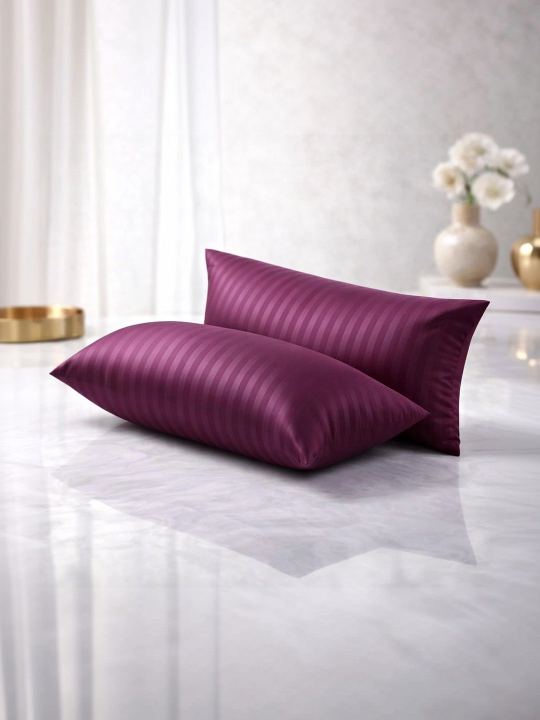 SOFT SOULS Maroon Cotton Pillow-picture-28