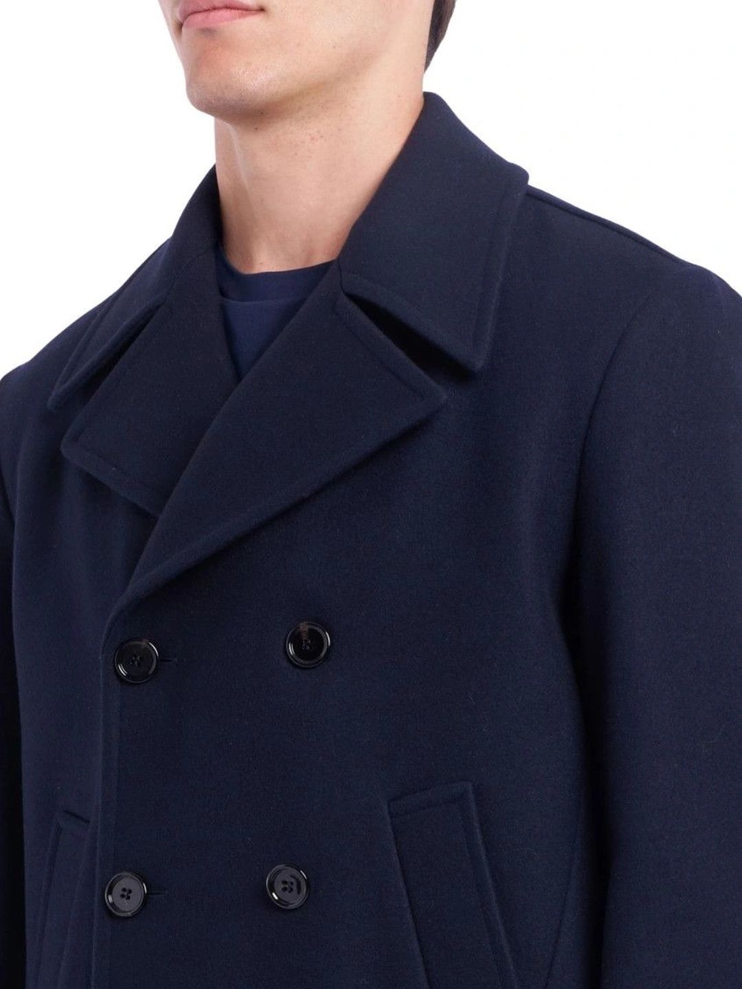 Dondup Navy Blue Double Breasted Blazer-picture-6