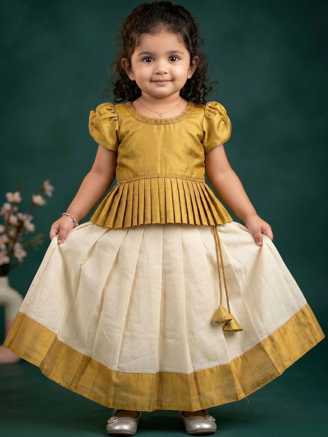 STANWELLS KIDS Girls Ready to Wear Lehenga &-picture-9