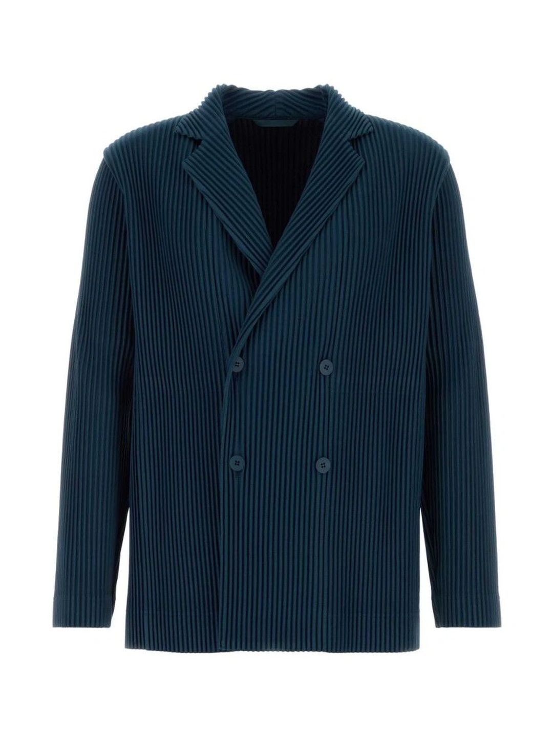 Issey Miyake Navy Blue Tailored Blazer-picture-53