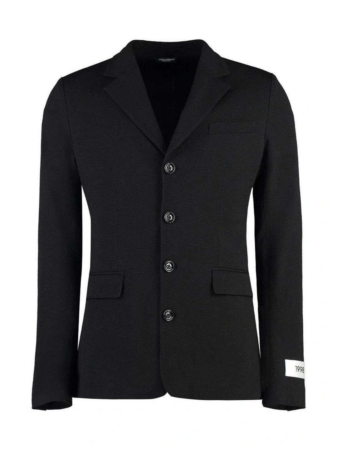 Dolce & Gabbana Black Notch Lapel Single-breasted Blazer-picture-37