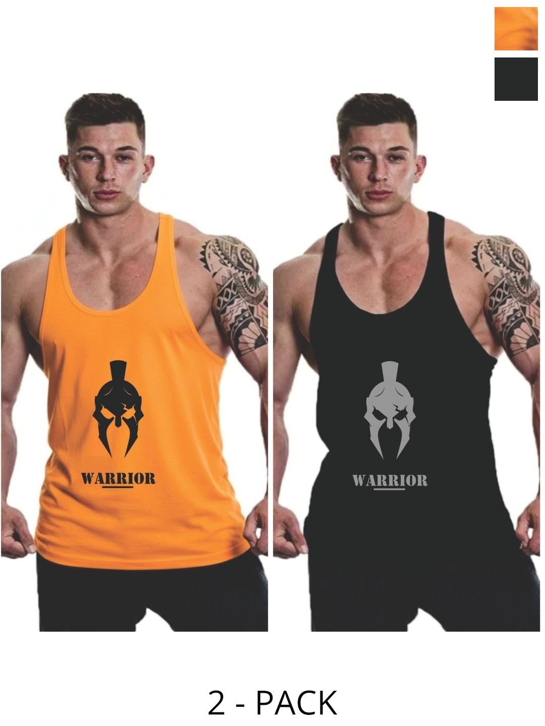 FURRR Pack of 2 Printed Assorted Cotton Blend Gym Vest-picture-21