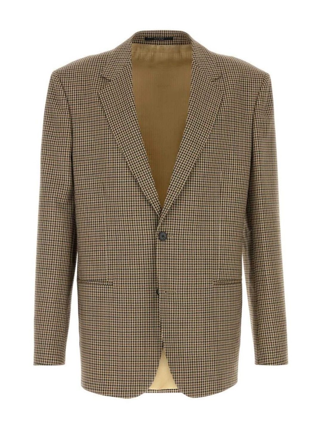 Gucci Brown Notched Lapel Blazers-picture-36