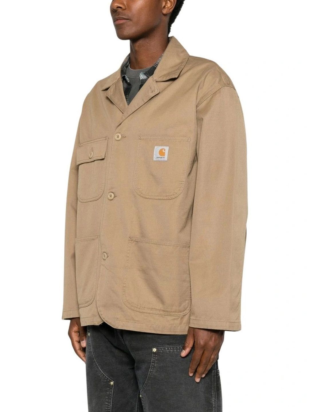 Carhartt WIP Beige Notched Lapel Blazer-picture-31