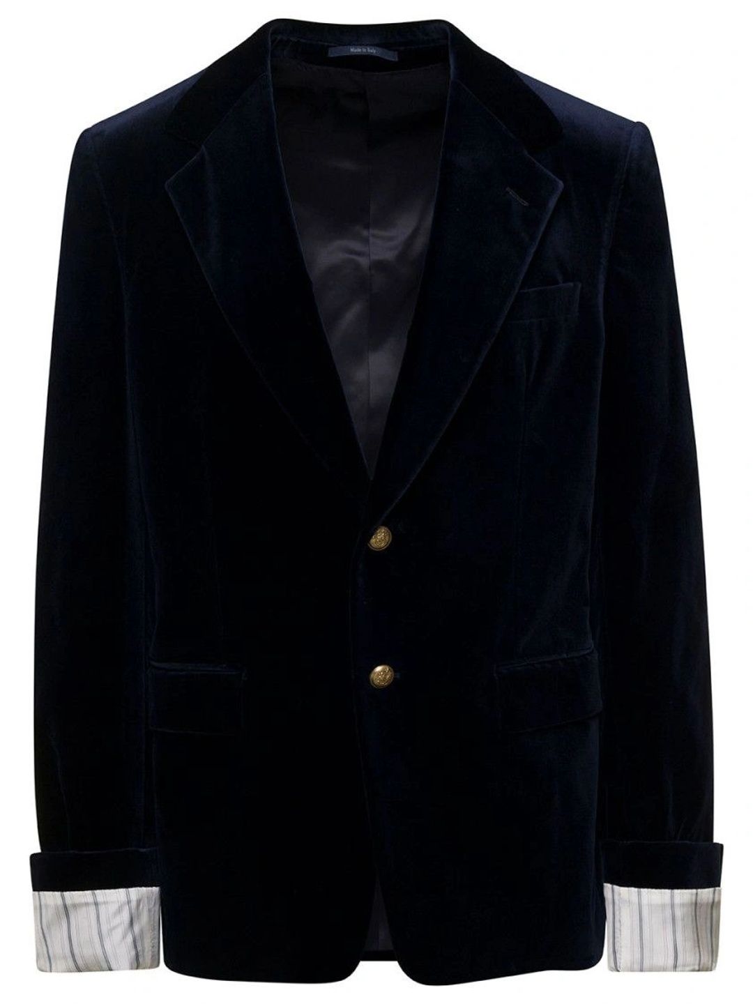 Gucci Navy Blue Single Breasted Jacket-picture-50