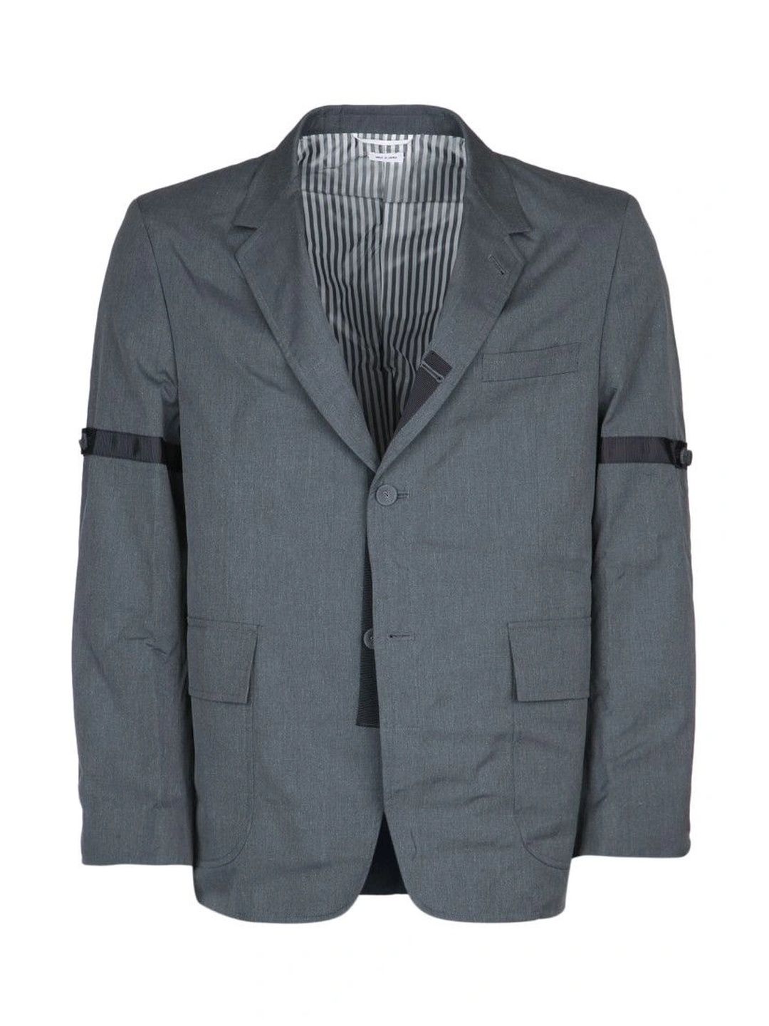Thom Browne Grey Unstructured Blazer-picture-26