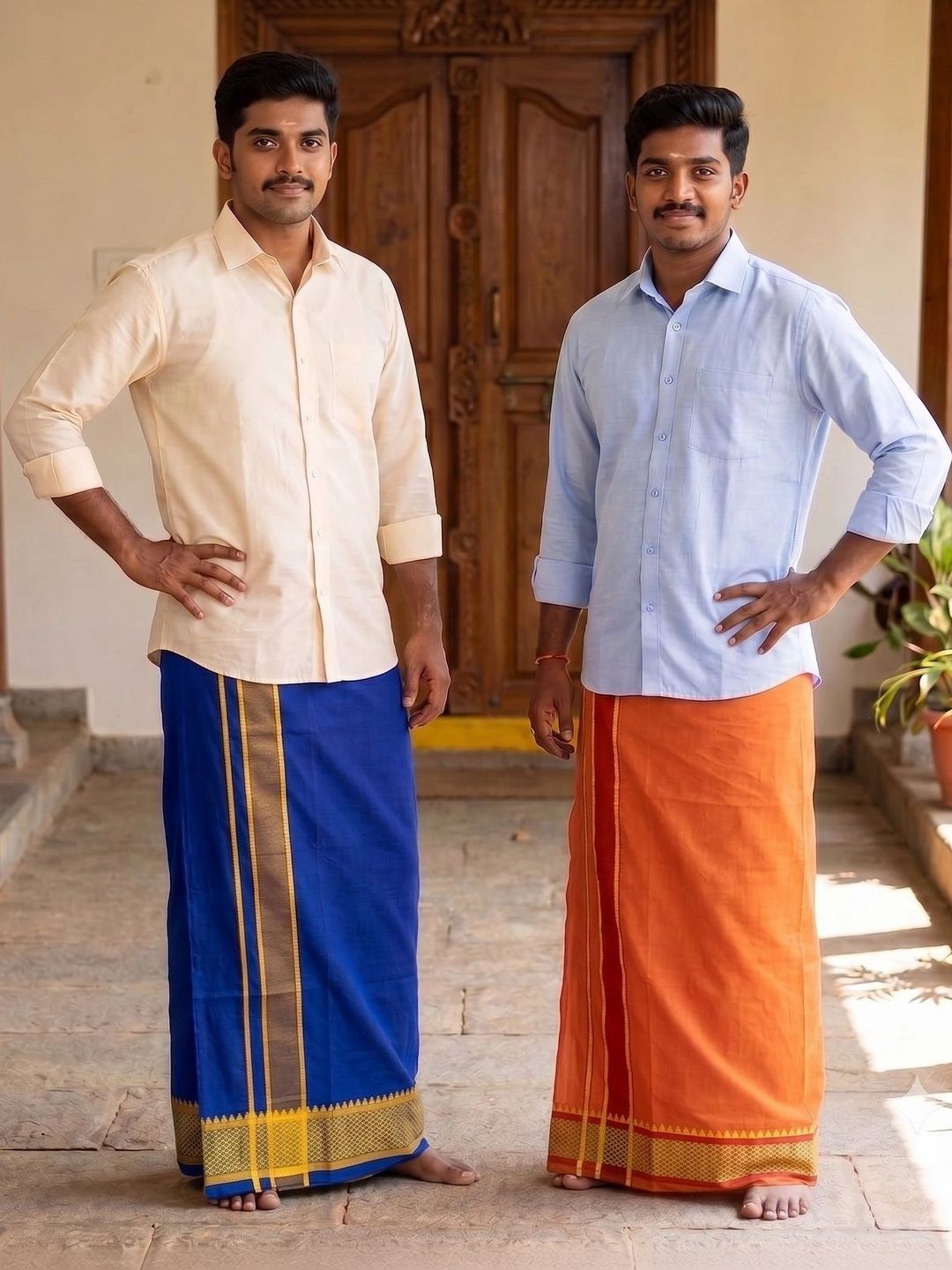 Hornbill Enterprises Men Cotton Dhoti Dhotis-picture-23
