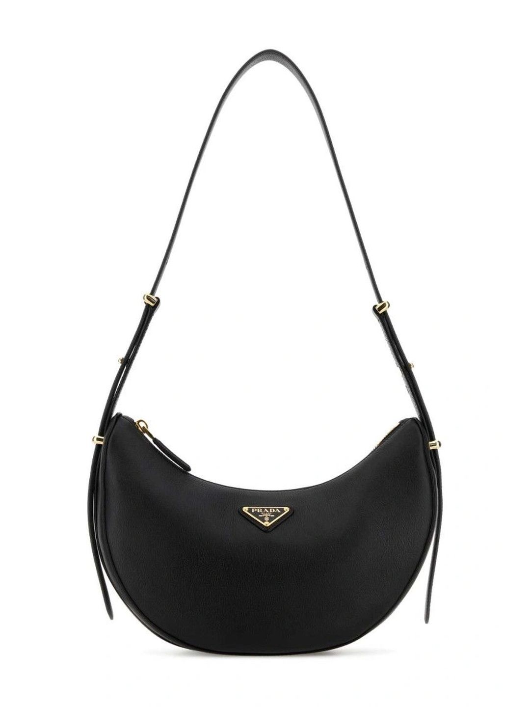 Prada Textured Leather Half Moon Sling Bag-picture-38