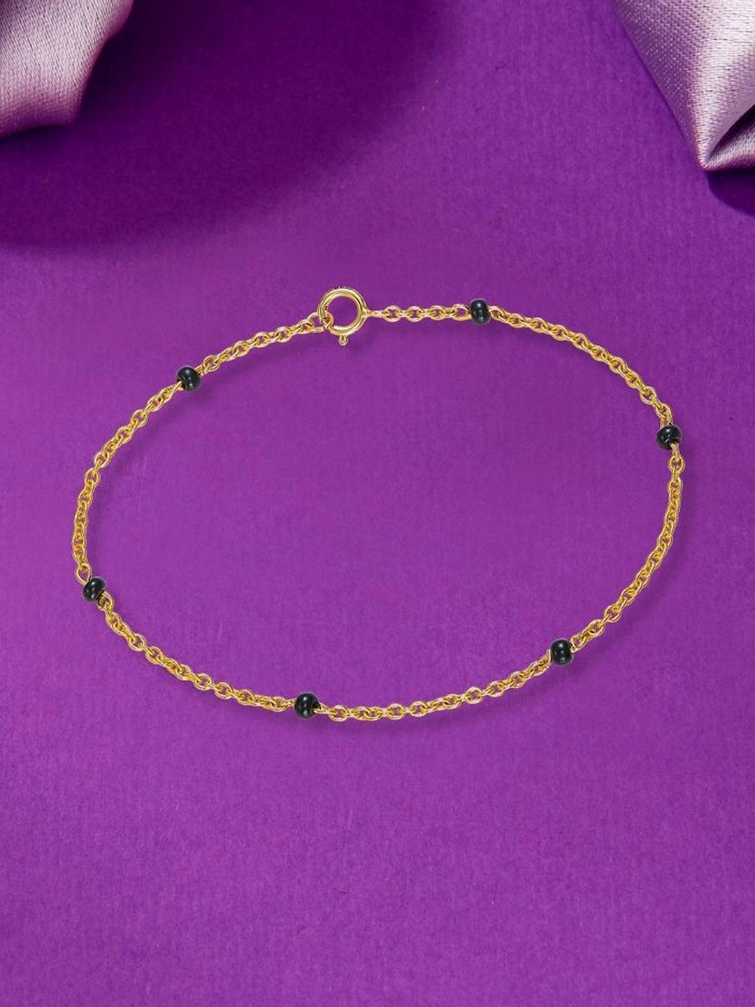 P N GADGIL JEWELLERS Kids 18KT BIS Hallmark Gold Little Amulet Bracelet - 2 g-picture-35