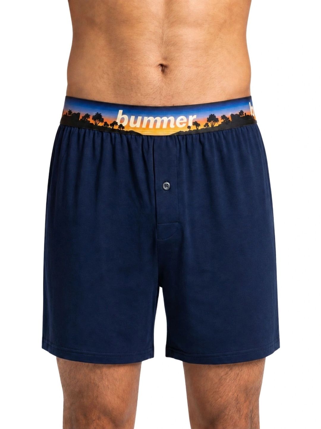 bummer Printed Waistband Mid Rise Boxers-image-42