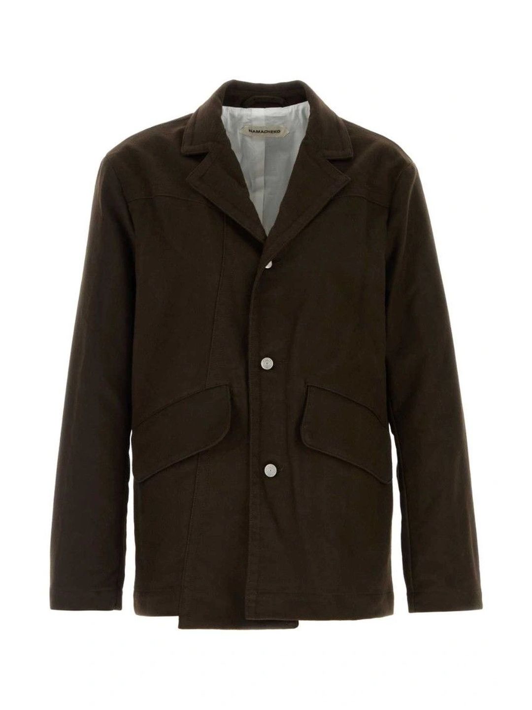 Namacheko Brown Cotton Blazer-picture-12