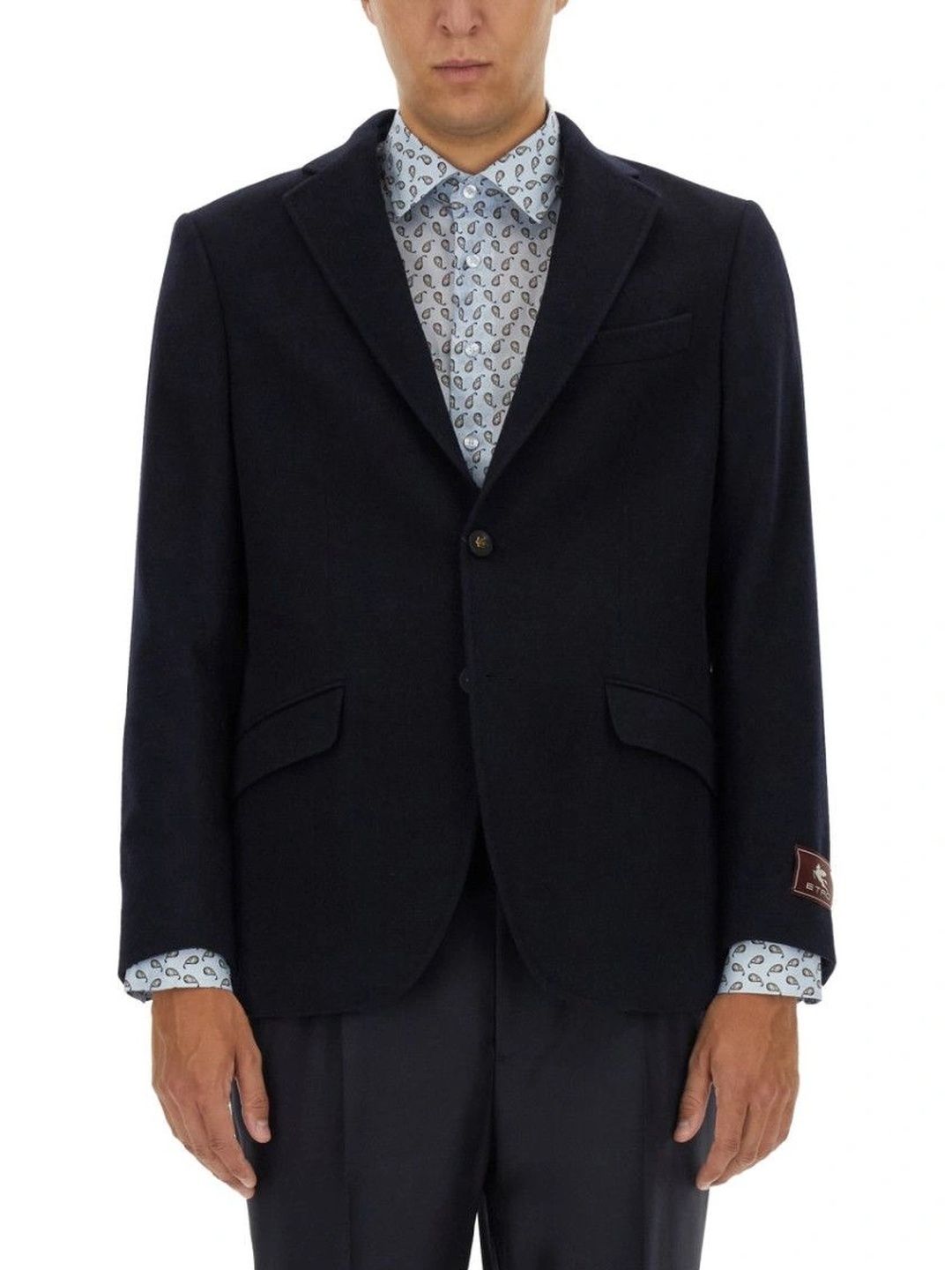 ETRO Blue Notched Lapel Blazer-picture-53