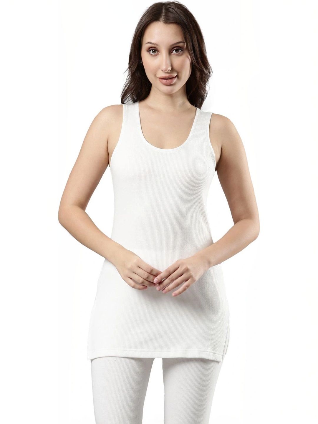 Femmora Ribbed Round Neck Thermal Top-picture-48