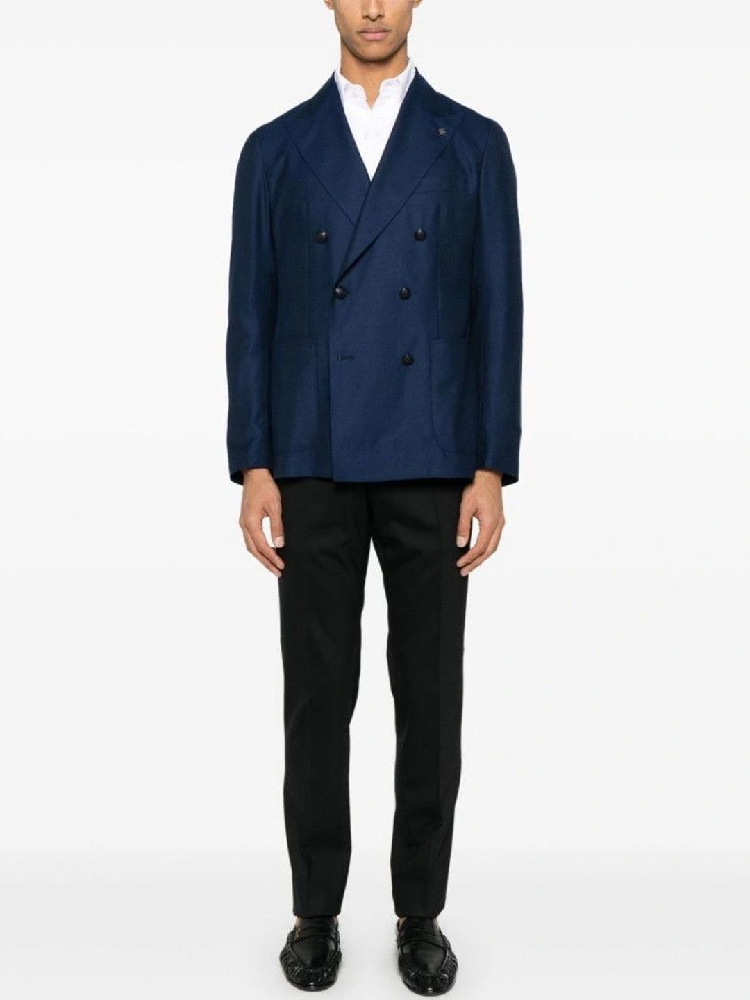 Tagliatore Navy Blue Classic Blazer-picture-50