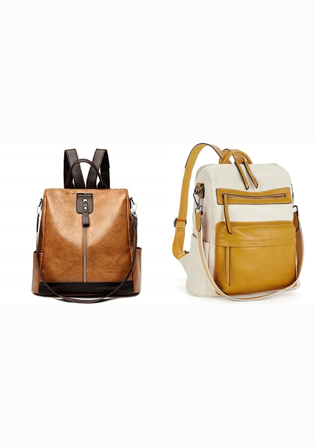 MomsyStore Women Contrast Detail Backpack-picture-50
