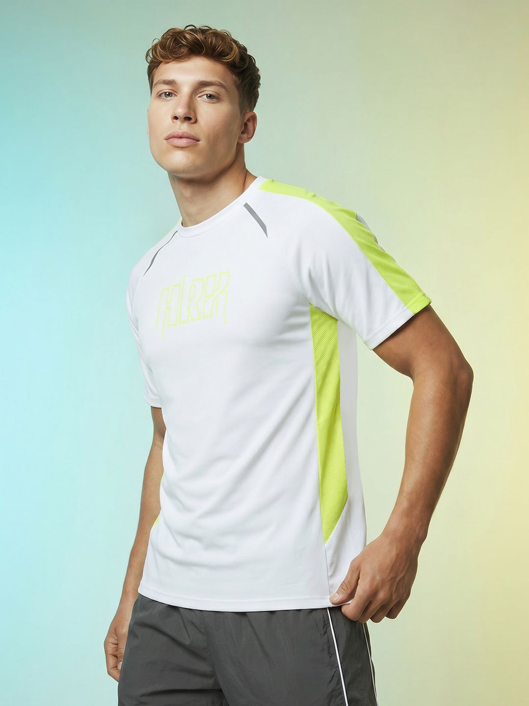 HRX by Hrithik Roshan Colourblocked Rapid-Dry Training T-shirt-picture-18