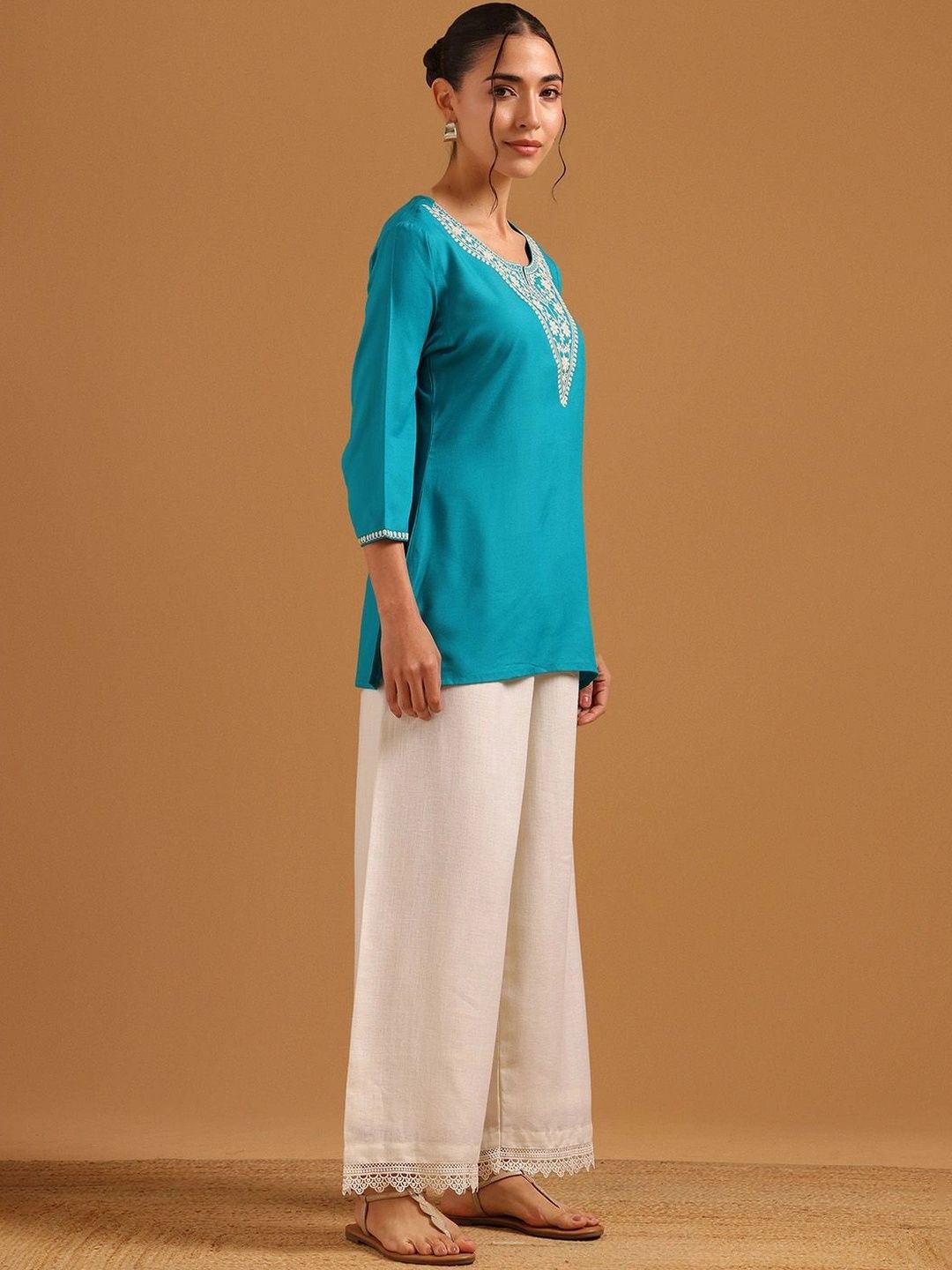 Soch Viscose Rayon Embroidered Ethnic Tunic-picture-21