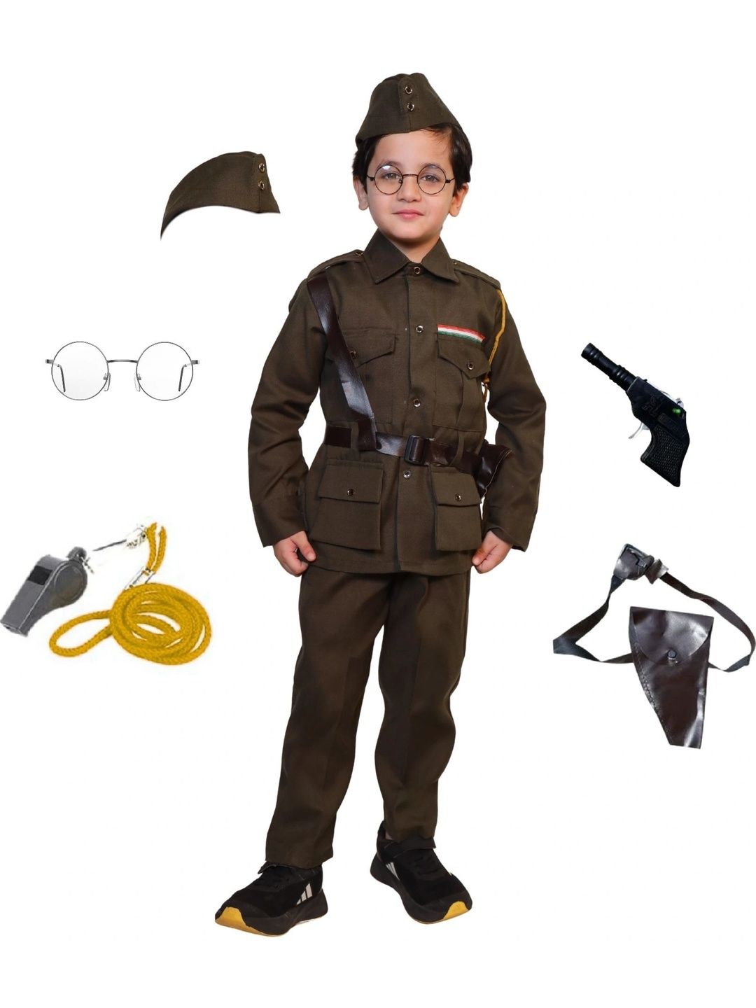 Kaku Fancy dresses Boys Subhash Chandra Bose Costume-picture-17