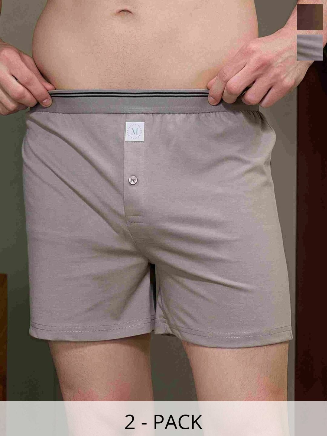 MAXZONE Pack Of 2 Mid-Rise Boxers-picture-16