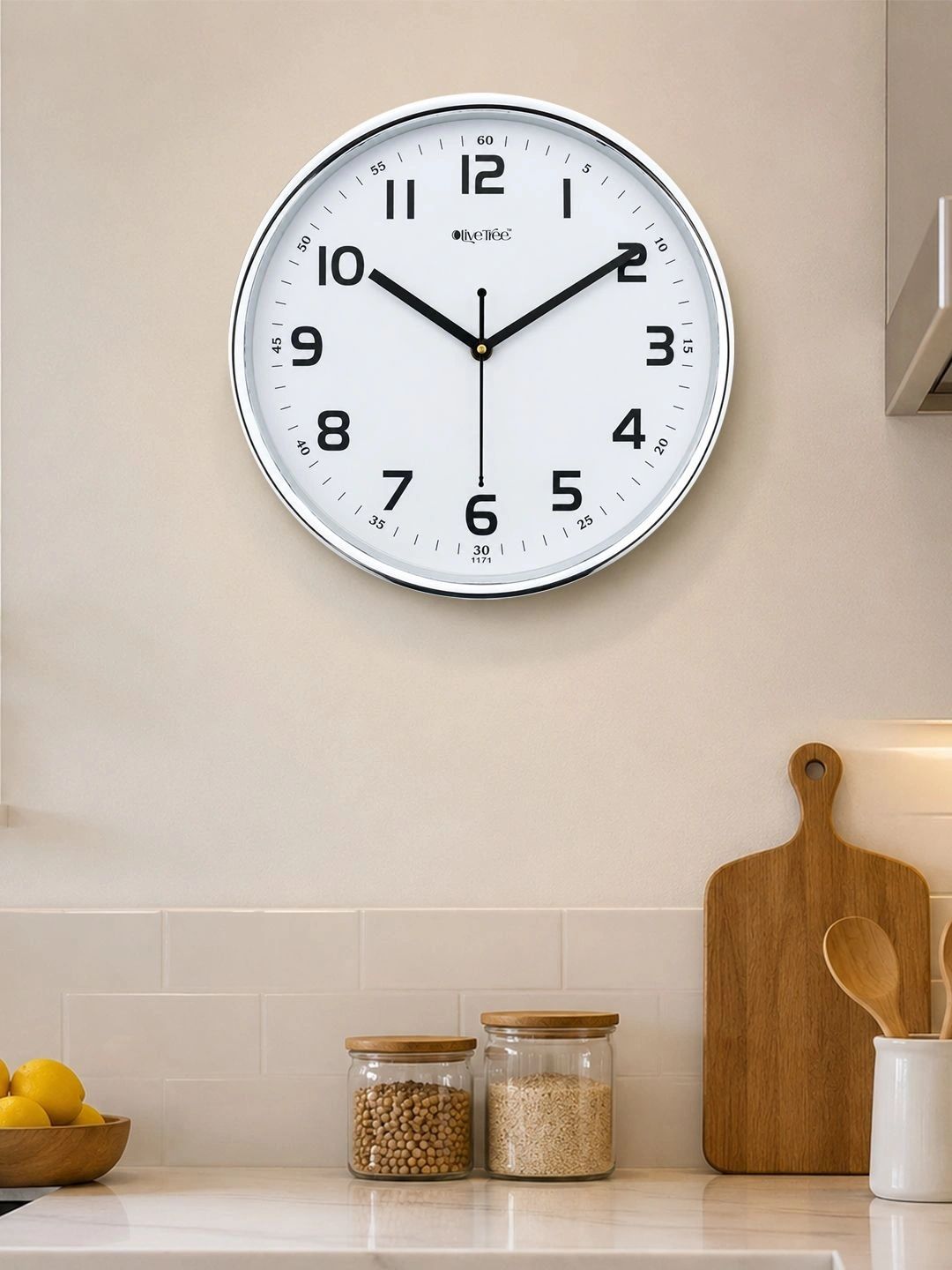 OLIVE TREE Multicoloured Wall Clock-picture-48