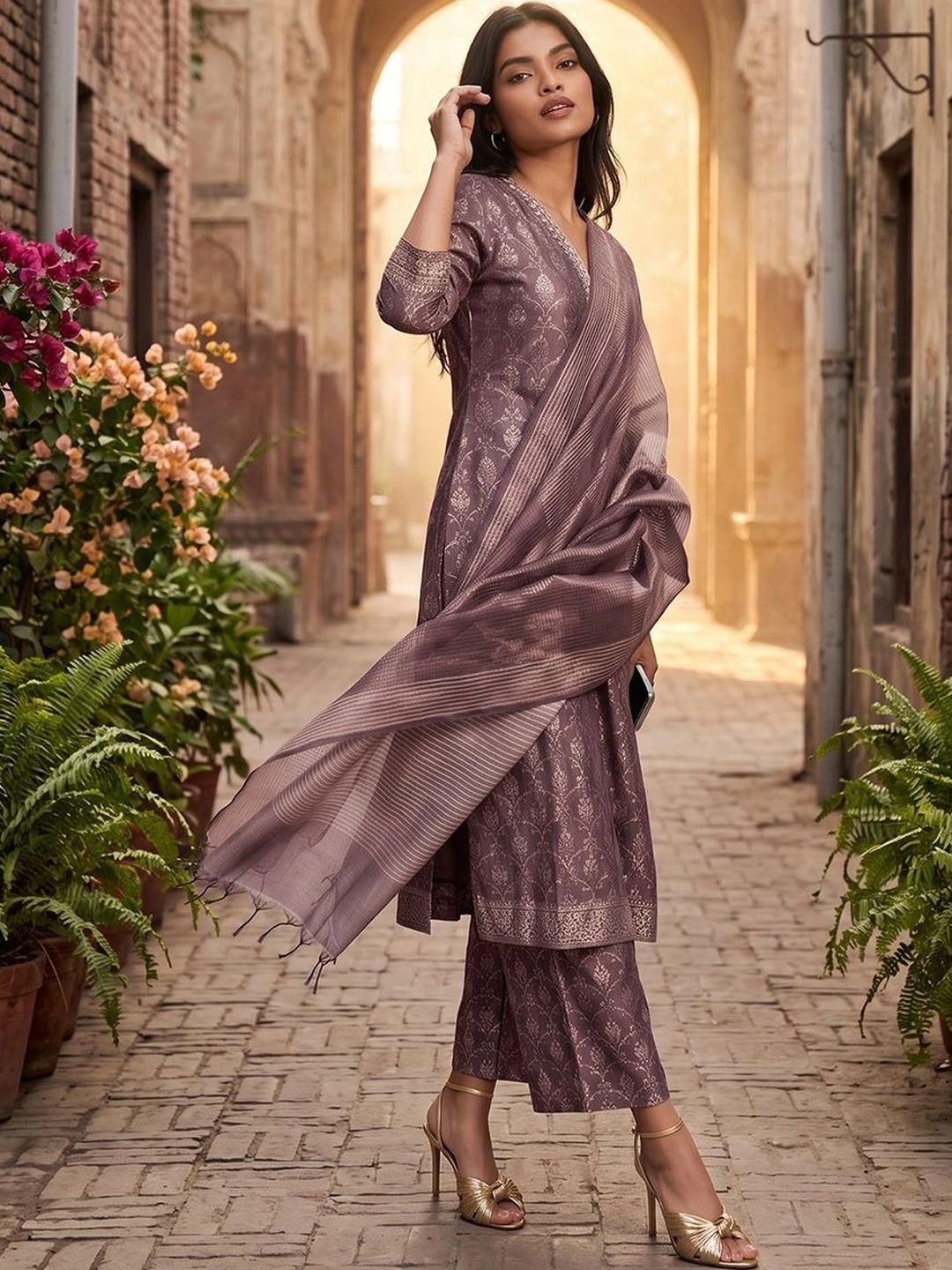 Melange by Lifestyle Woven Design Dupatta-picture-29
