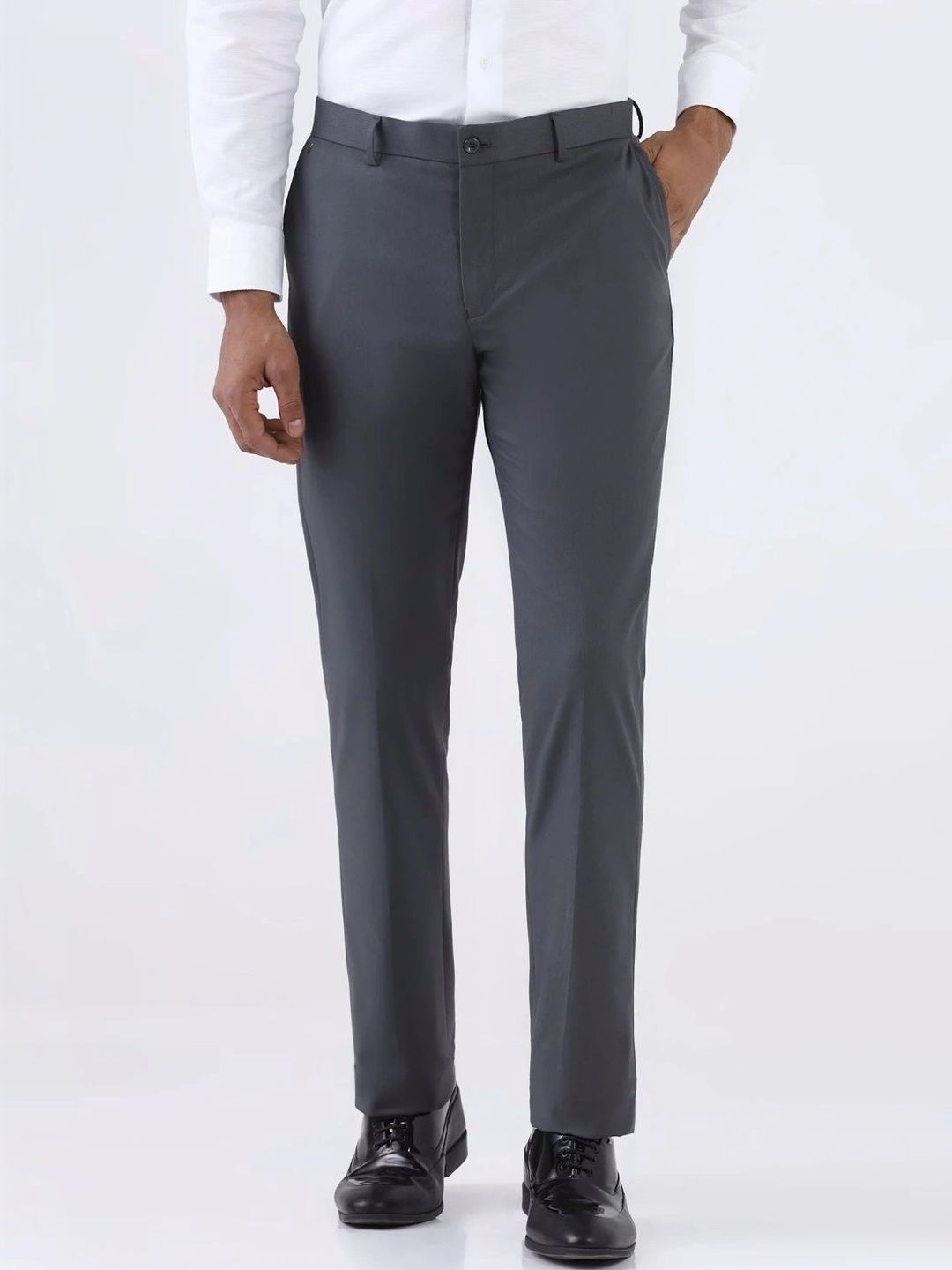Blackberrys Men Slim Fit Easy Wash Trousers-picture-39