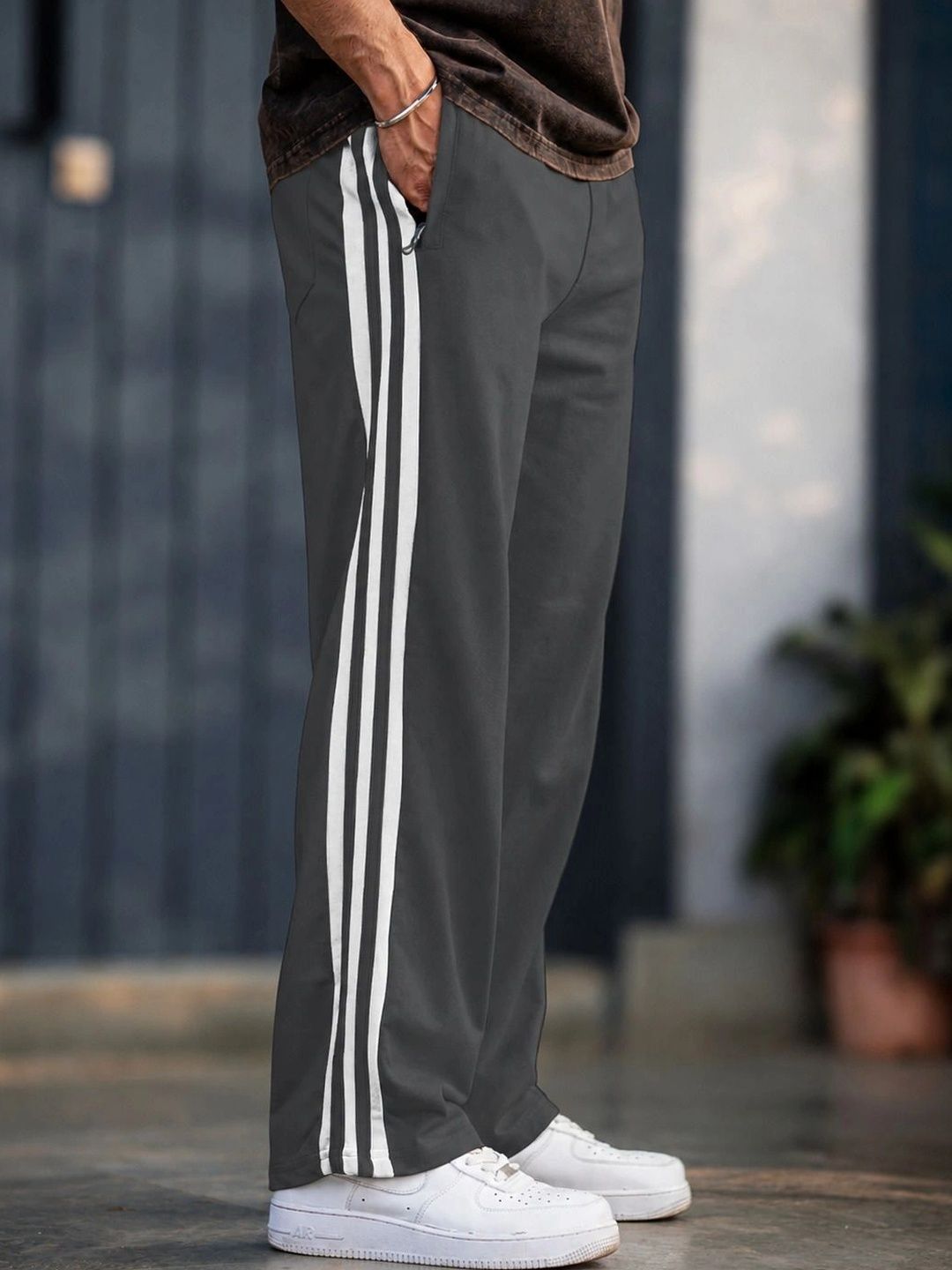 R.Code by The Roadster Life Co. Men Regular Fit Dry Fit Training Track Pants-picture-47