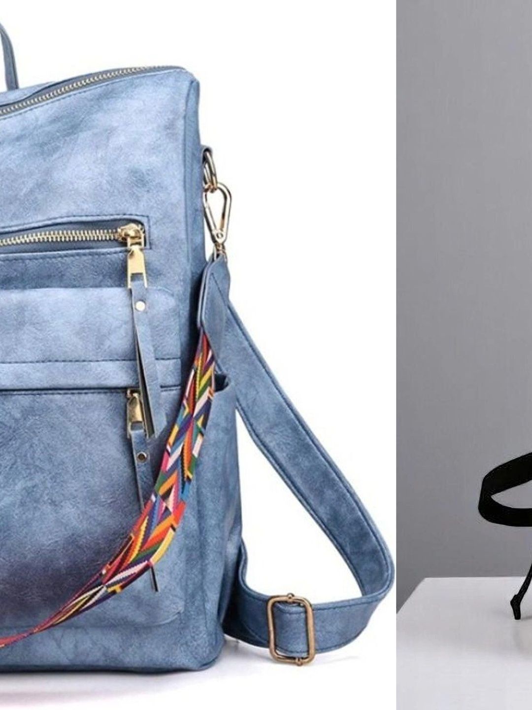 MomsyStore Women Contrast Detail Backpack-picture-51