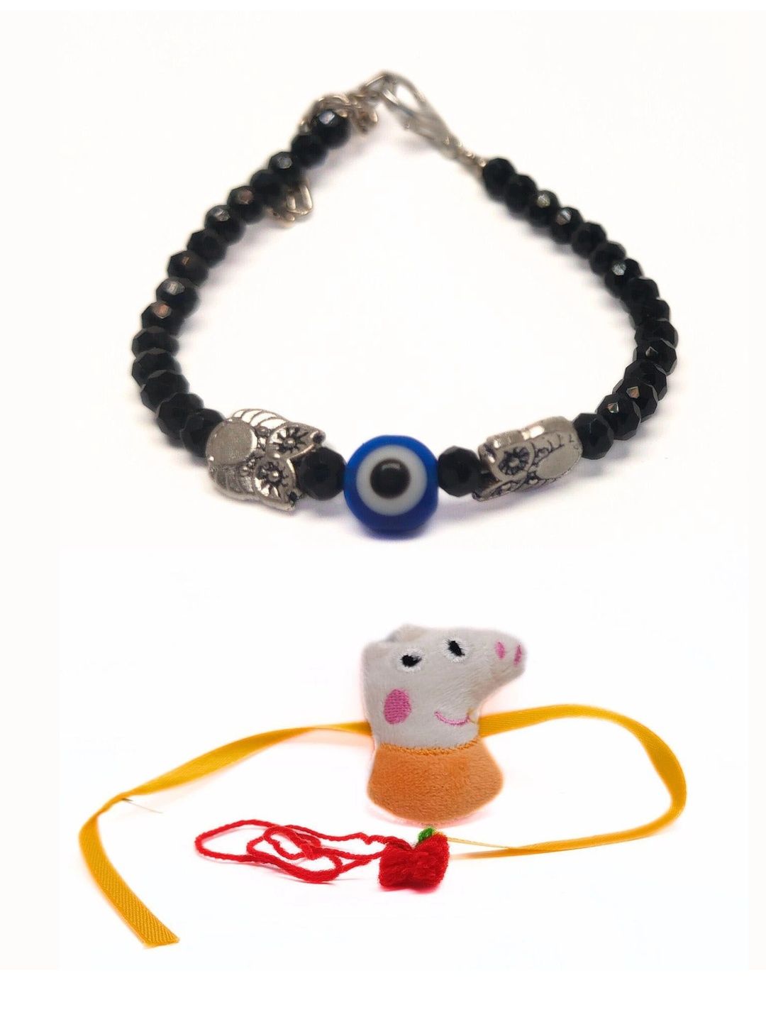 SPRHA Boys Thred Rakhi With Accessories Gift Set-picture-41