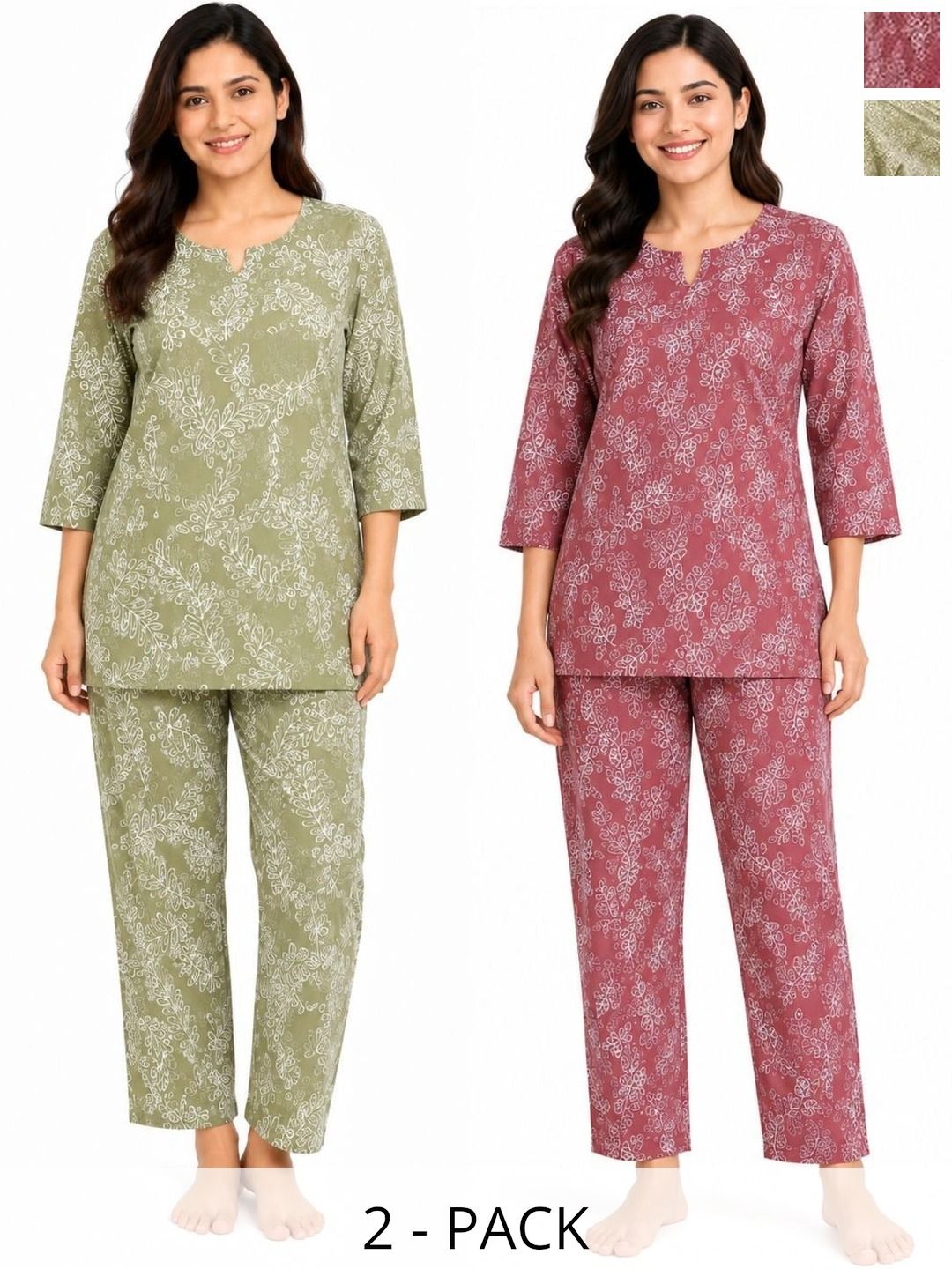 KBNBJ Women Printed Night suit-picture-35