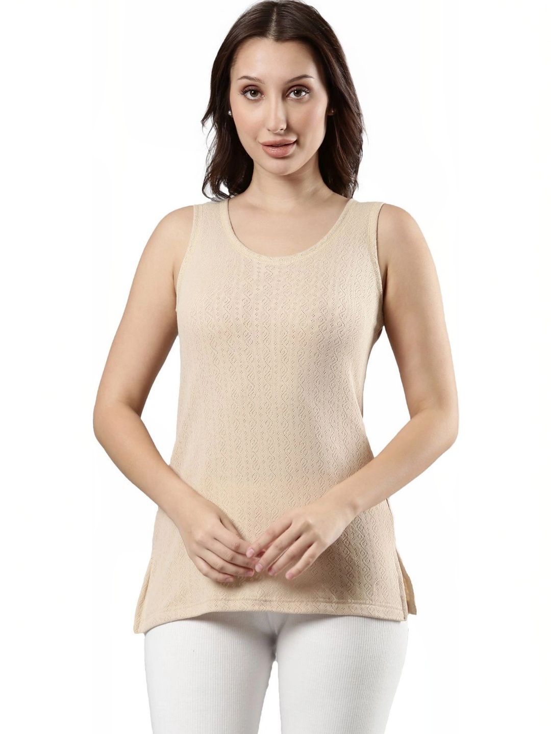 Femmora Cotton Round Neck Thermal Tops-picture-55