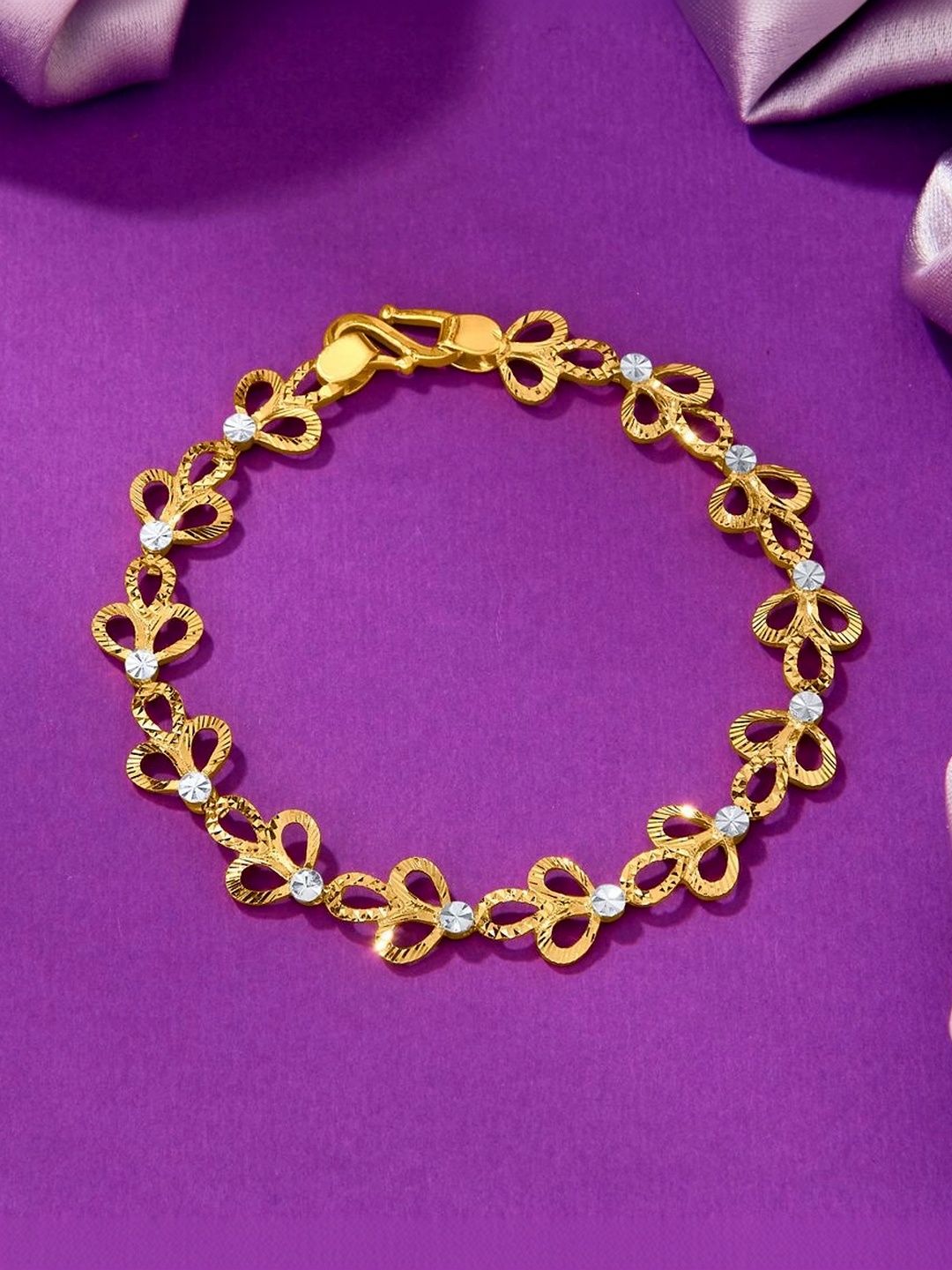 P N GADGIL JEWELLERS Kids 22KT Gold Fairy Tale Bracelet - 11 g-picture-14