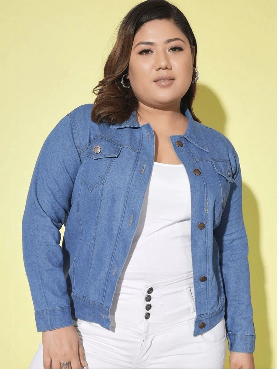 Moda Rapido Women Outdoor Denim Jacket-picture-47