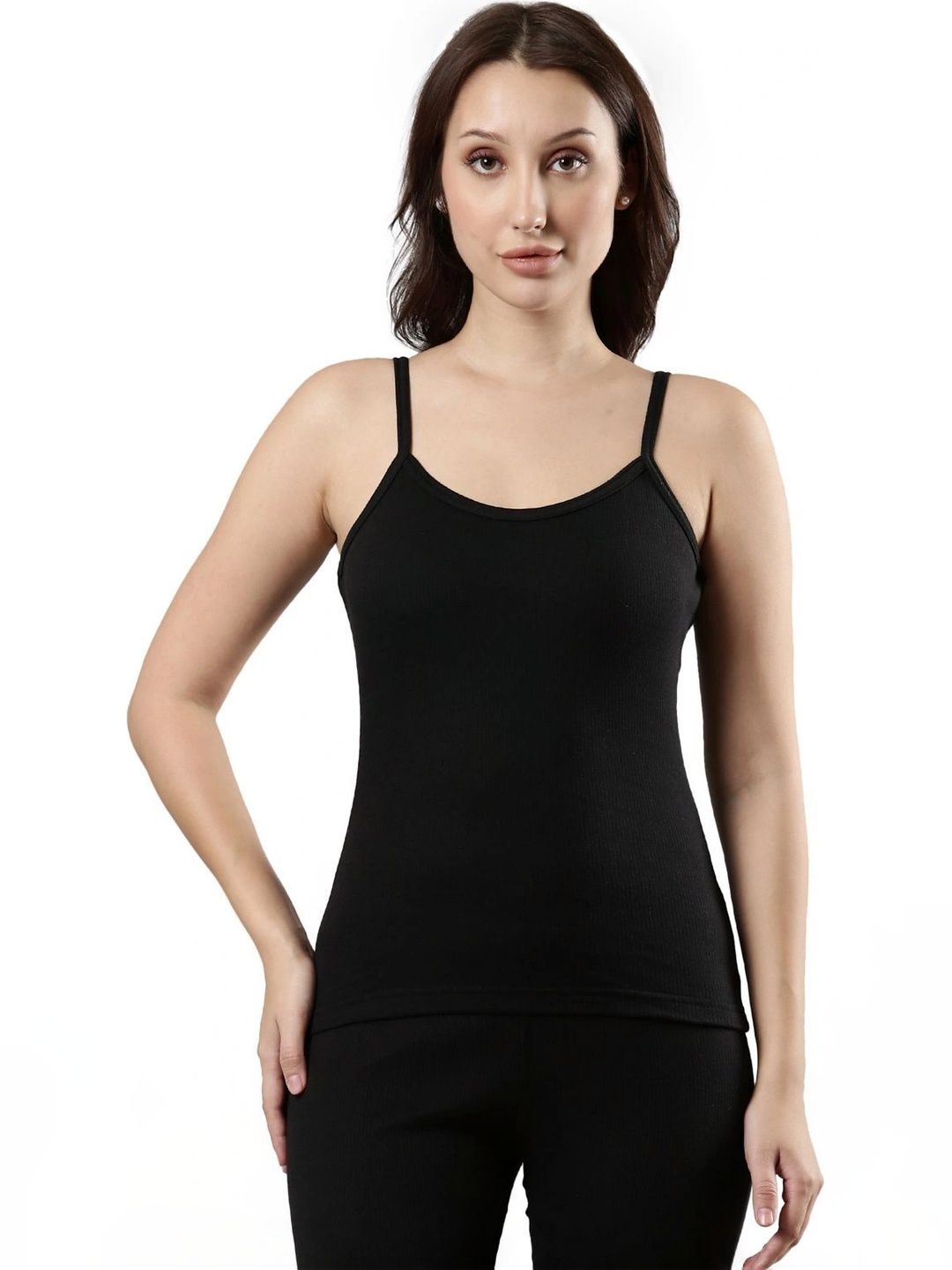 Femmora Ribbed Round Neck Thermal Top-picture-39