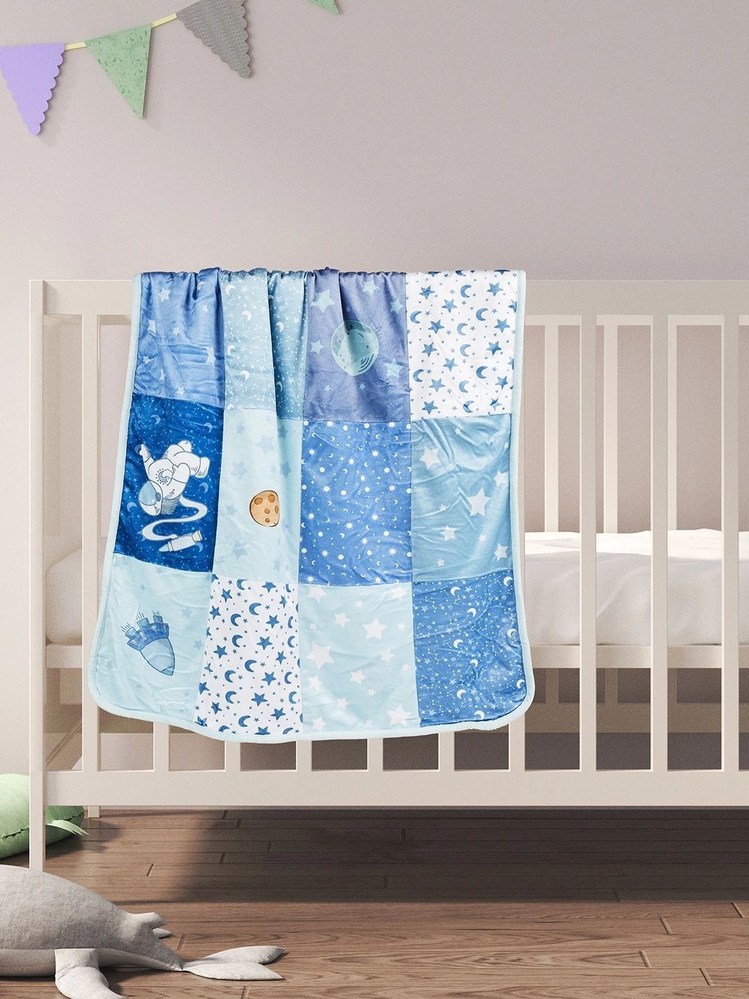 Juniors by Babyshop Blue Cartoon Characters Blanket-image-21