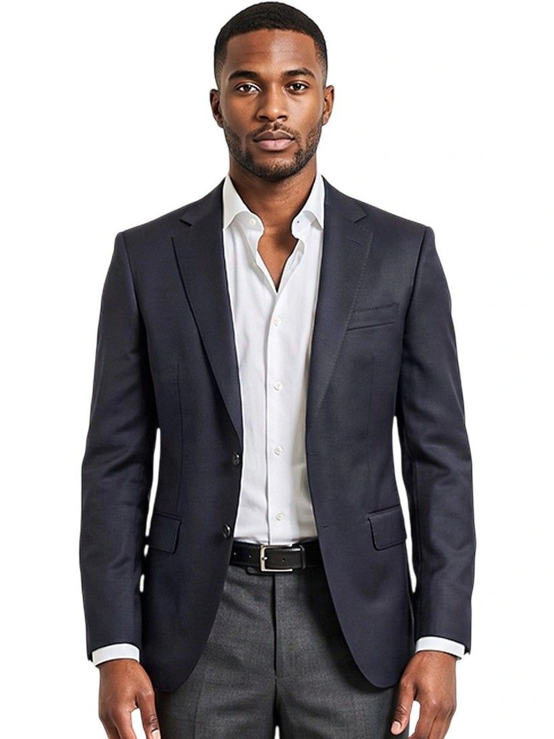 BOSS Navy Blue Regular Blazer-picture-39