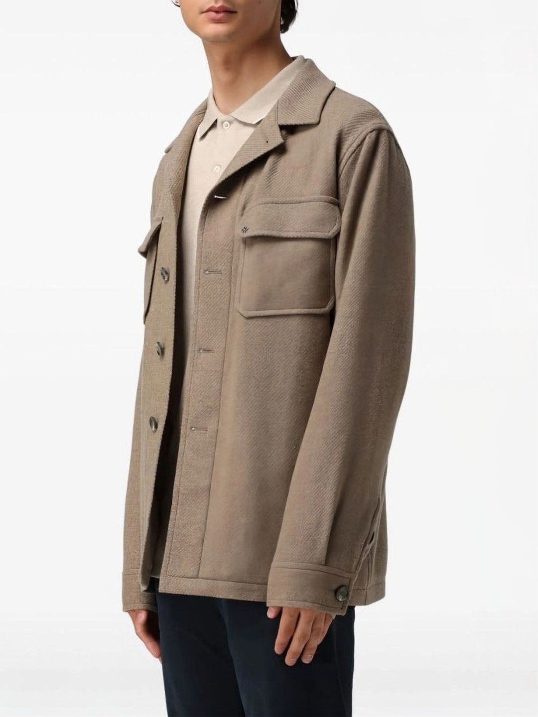 Tagliatore Men Black Tempesta jacket with pockets-picture-45