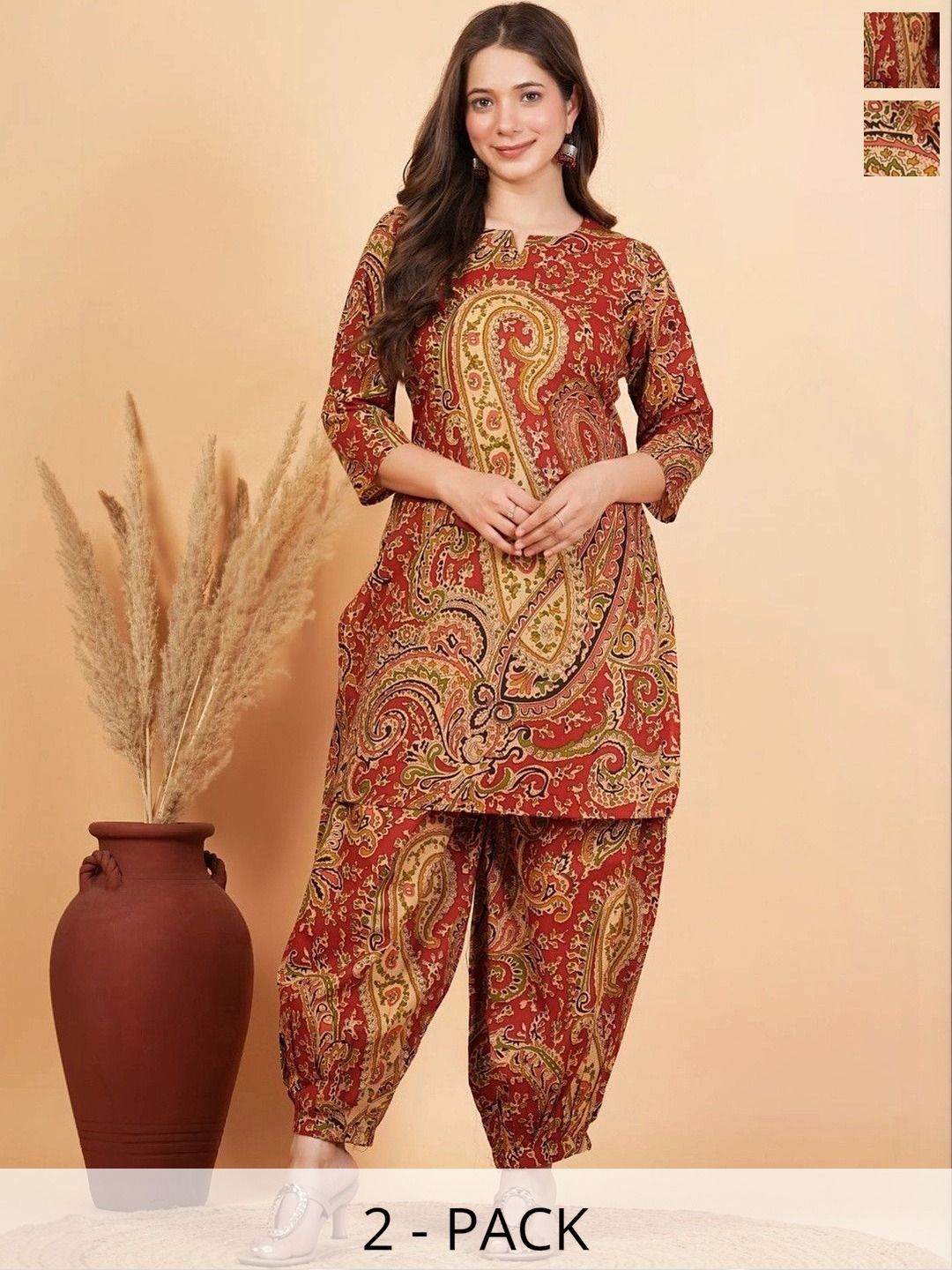 LIAPARO Women Printed Dhoti Pants-picture-39