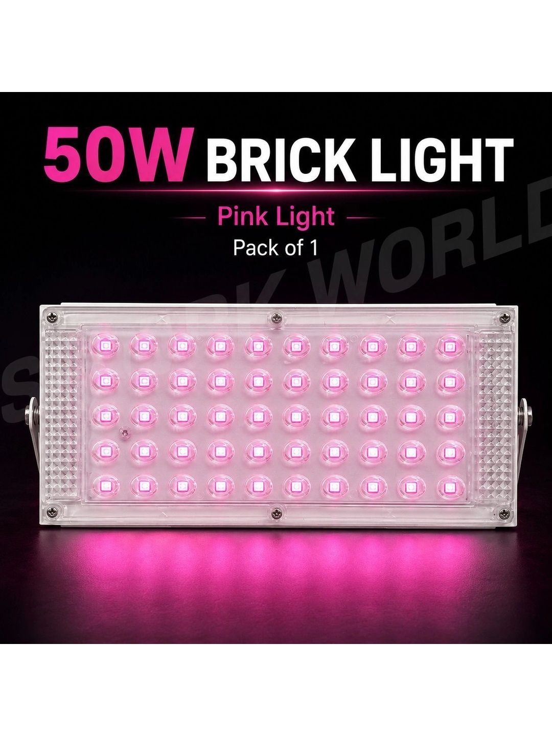 ENORMITY Pink 50W Brick Light Rectangle Outdoor Lamps-picture-32