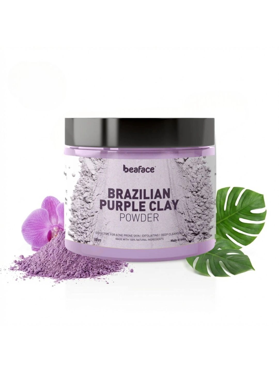 Beaface Brazilian Purple Clay Powder - 100 g-image-47