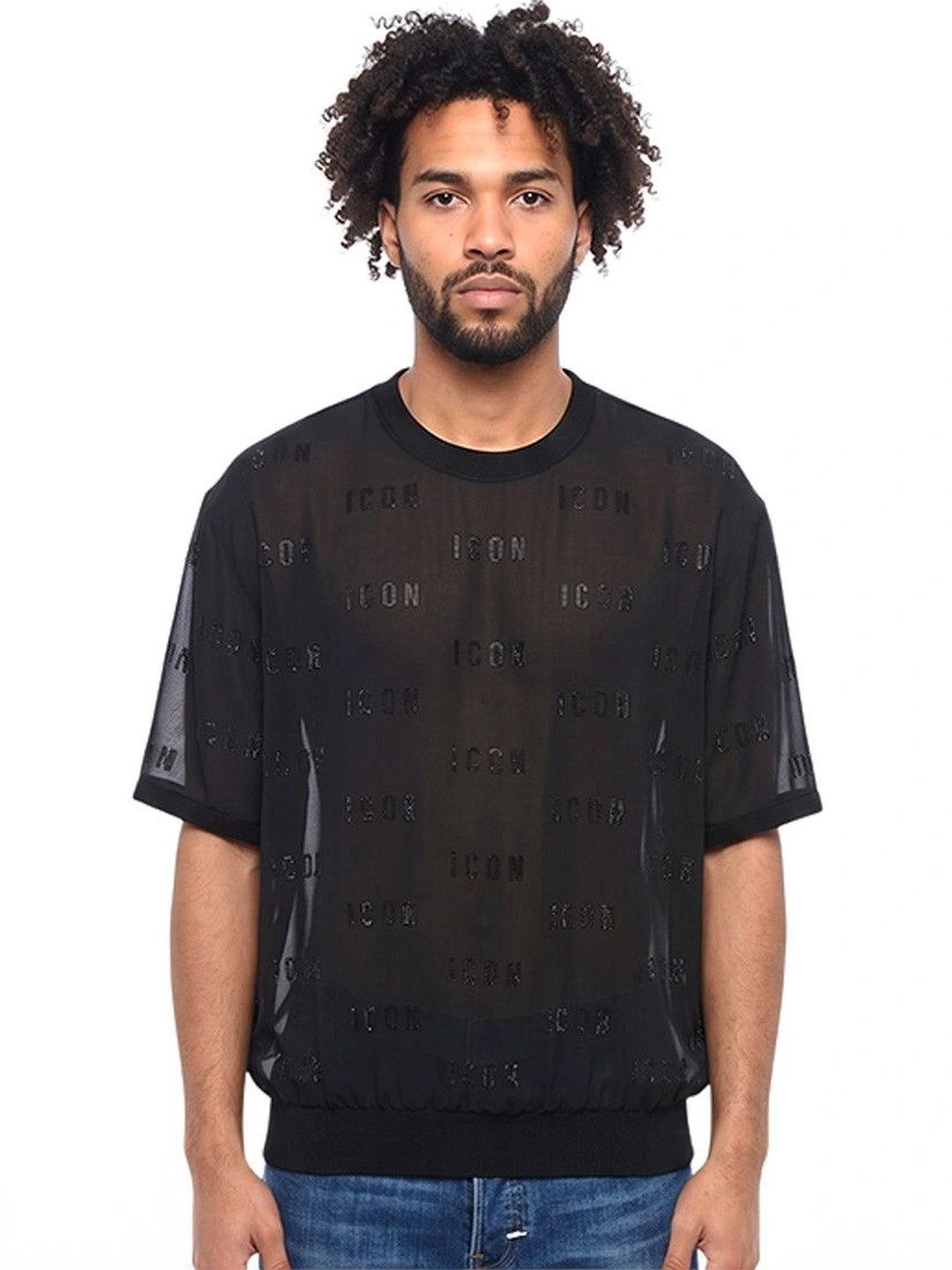 Dsquared2 Men Typography Printed T-shirt-image-24