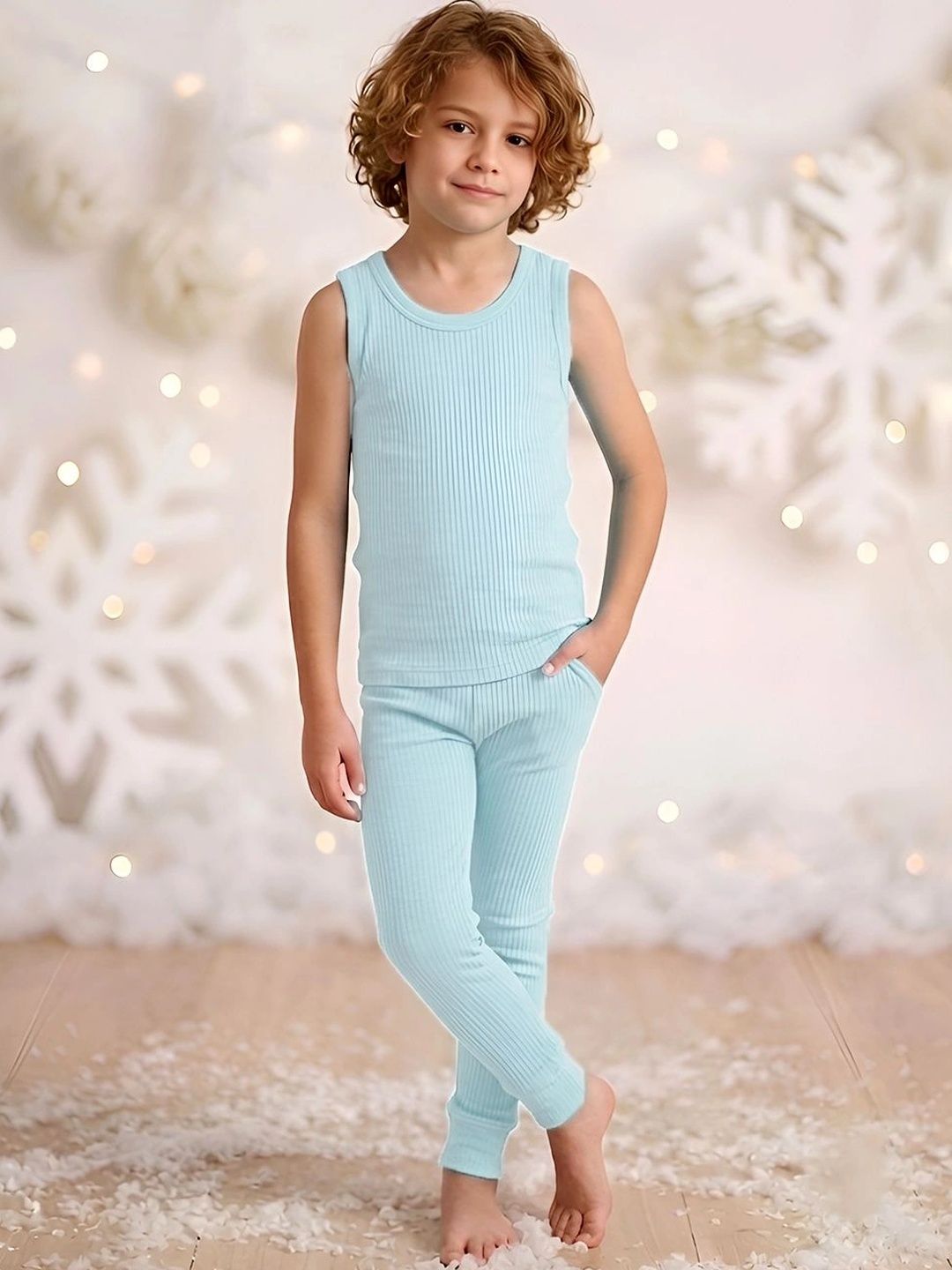 Kanvin Boys Cotton Round Neck Thermal Set-picture-10
